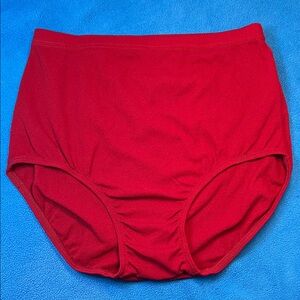 Cardinal Red Cheer/Dance Brief Spanks L/XL NWOT